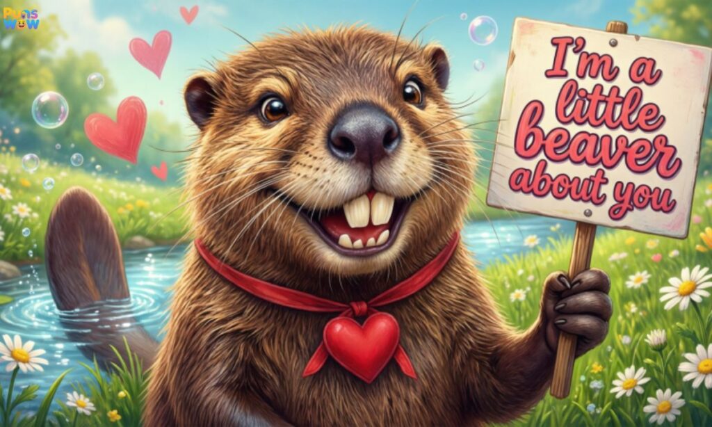 Beaver Love Puns