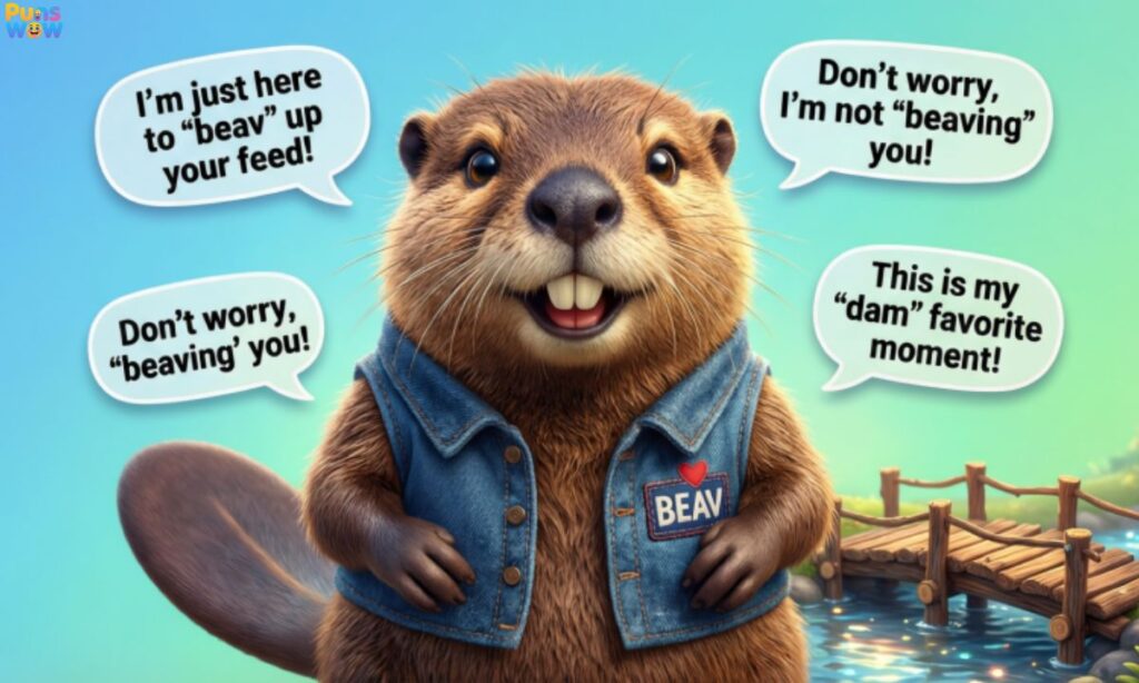 Beaver Puns For Instagram