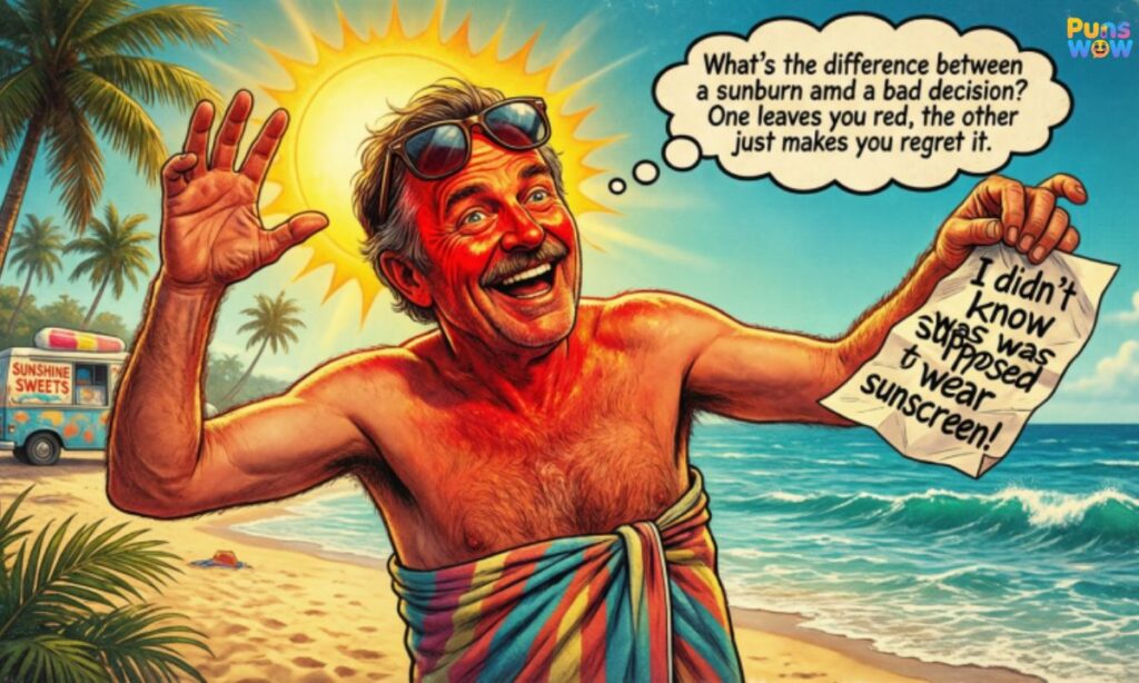 Classic Sunburn Jokes