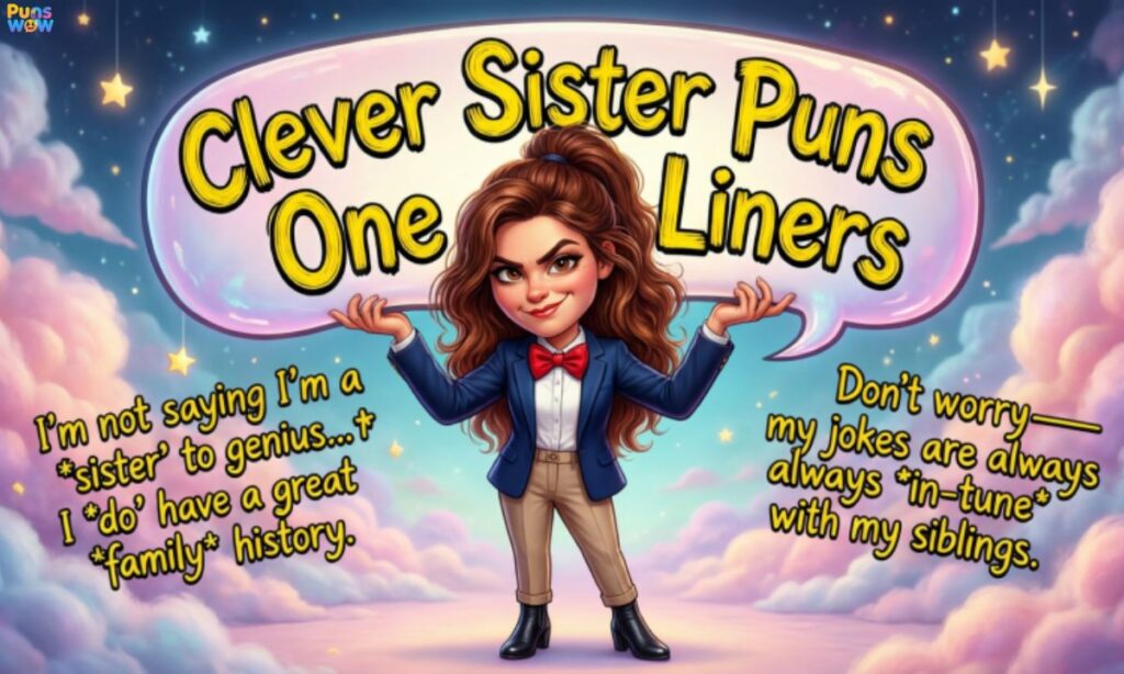 Clever Sister Puns One Liners