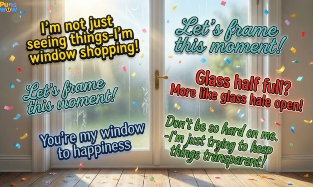 Clever Window Puns One Liners