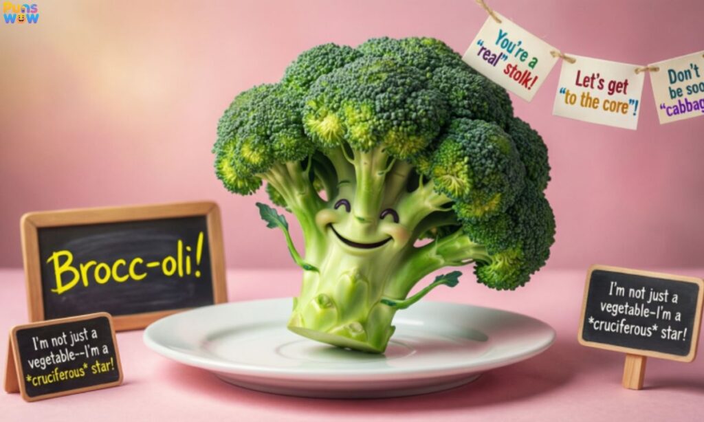 Cute Broccoli Puns