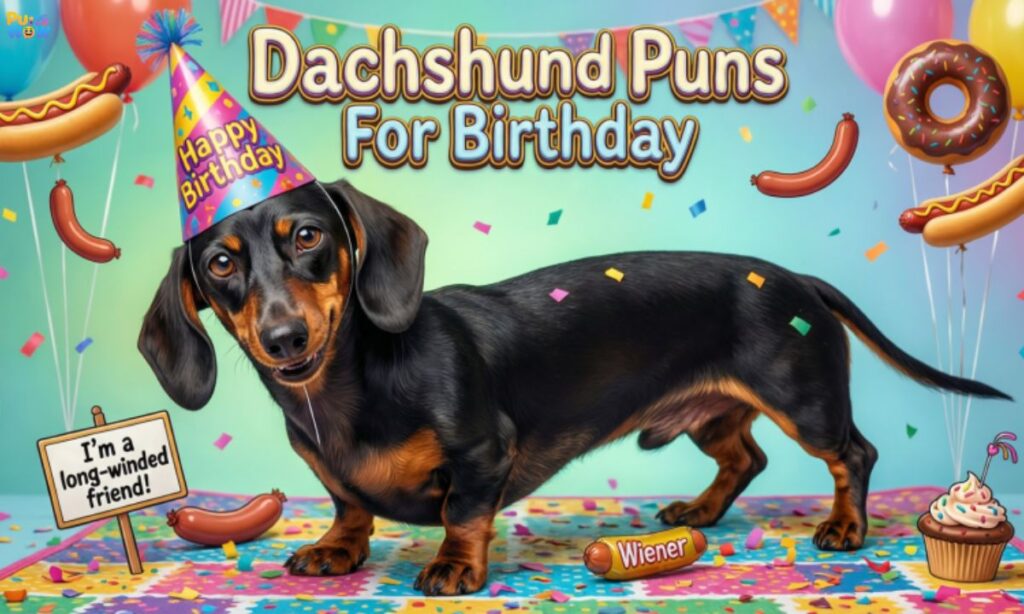 Dachshund Puns For Birthday