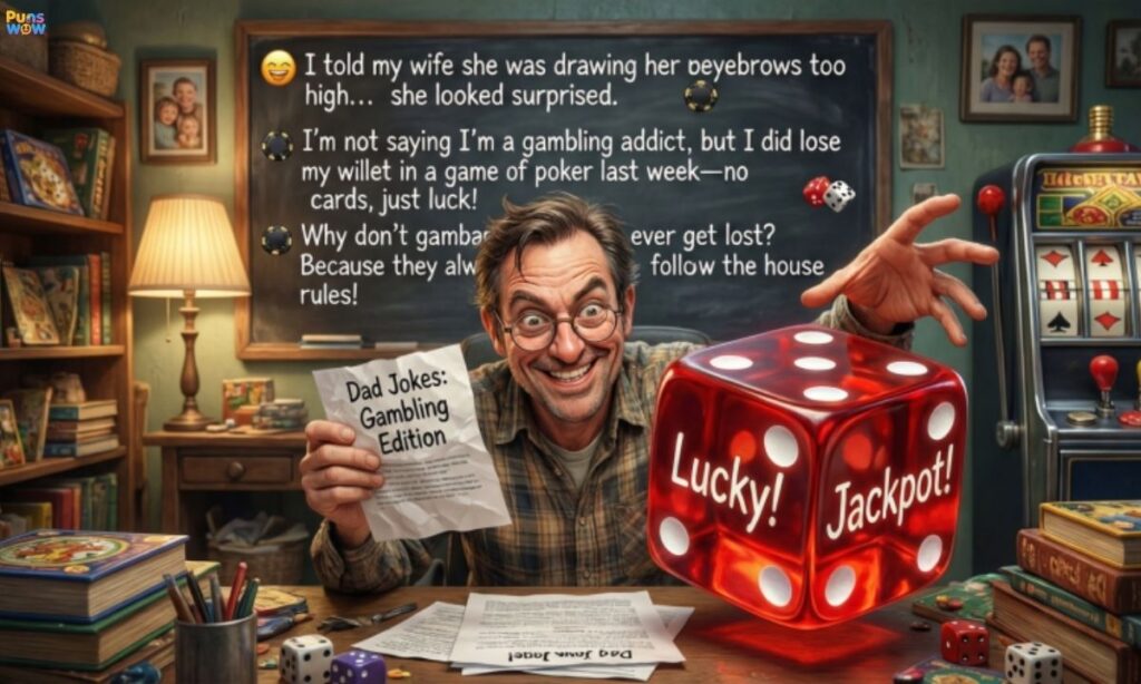 Dad Jokes about Gambling for Adults