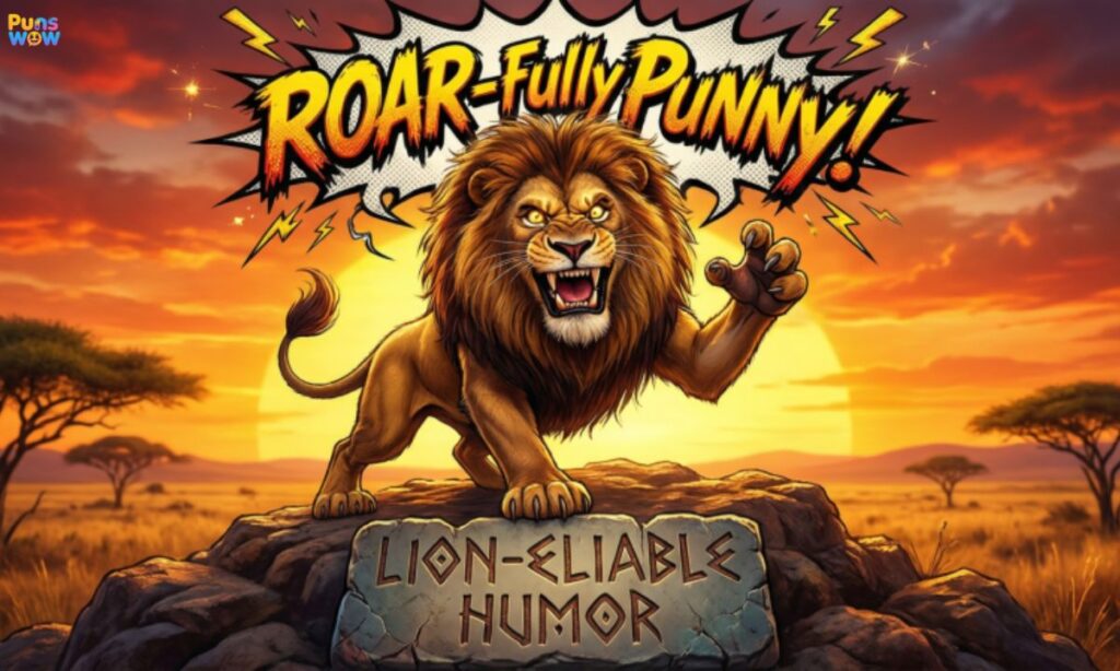 Fierce and Funny Lion Puns for Bold Laughs