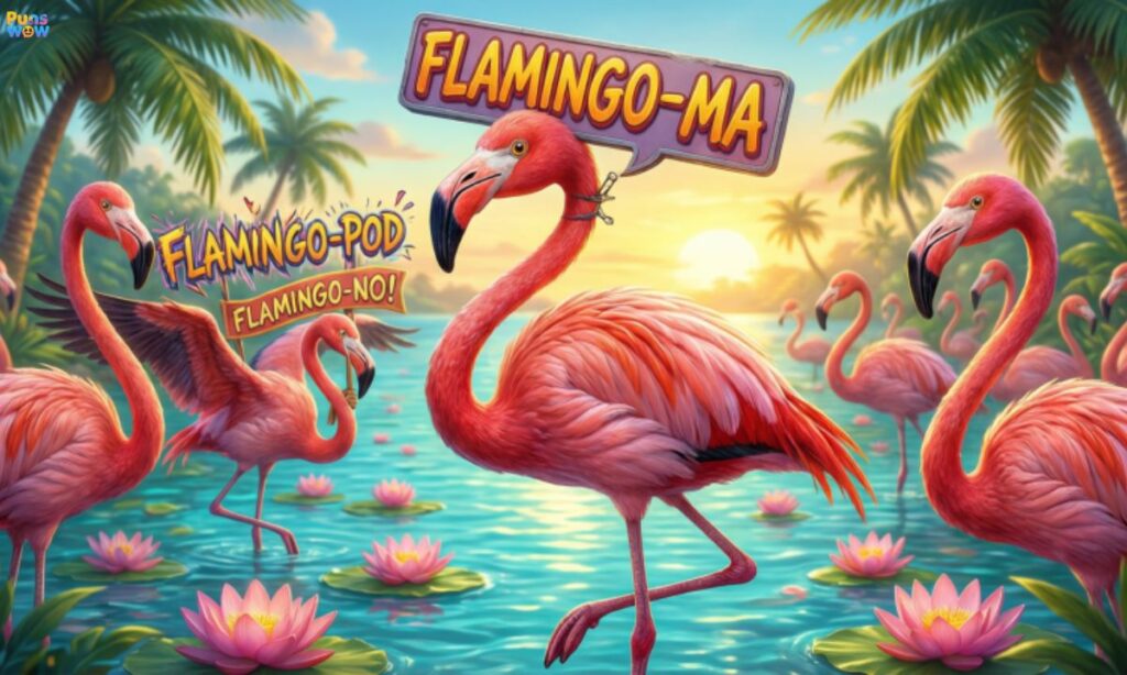 Flamingo Name Puns