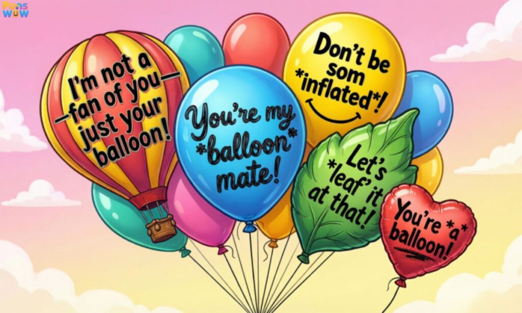 Funny Balloon Puns One Liners