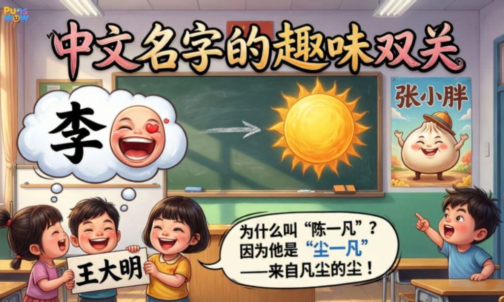 Funny Chinese Name Puns and Jokes