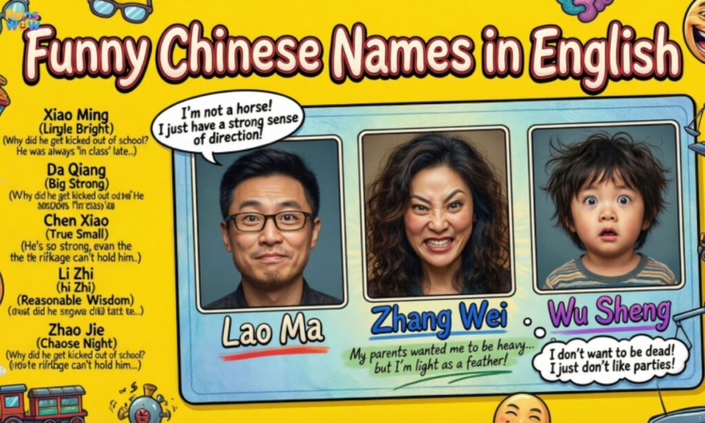 Funny Chinese Names in English