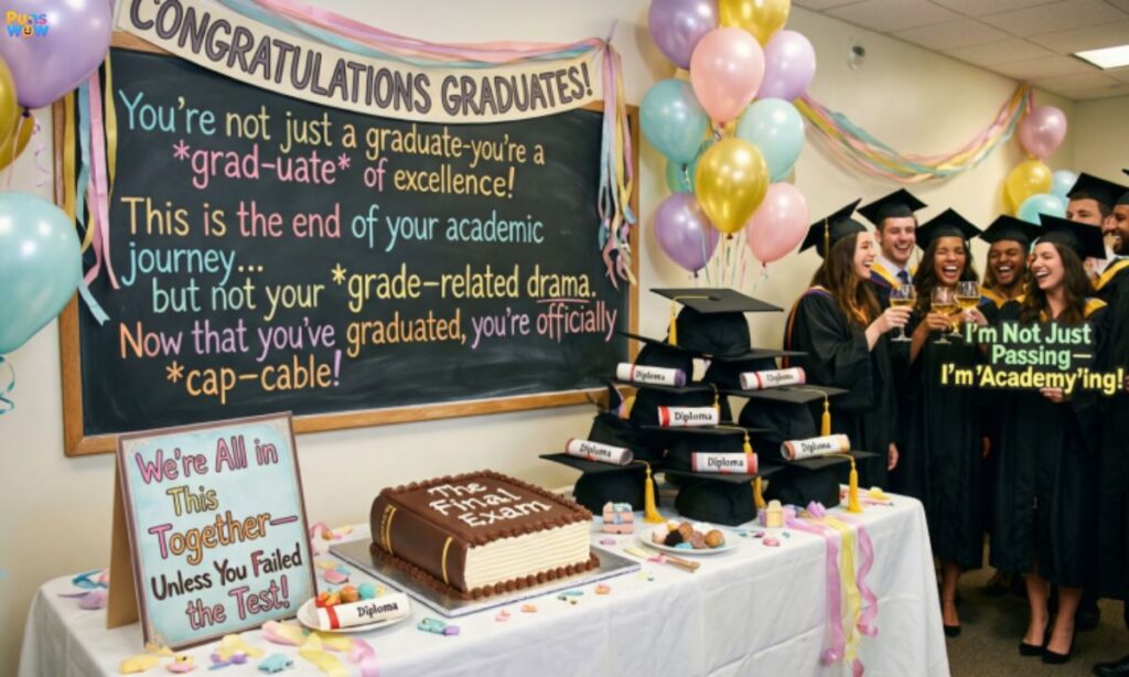 Graduation Party Puns