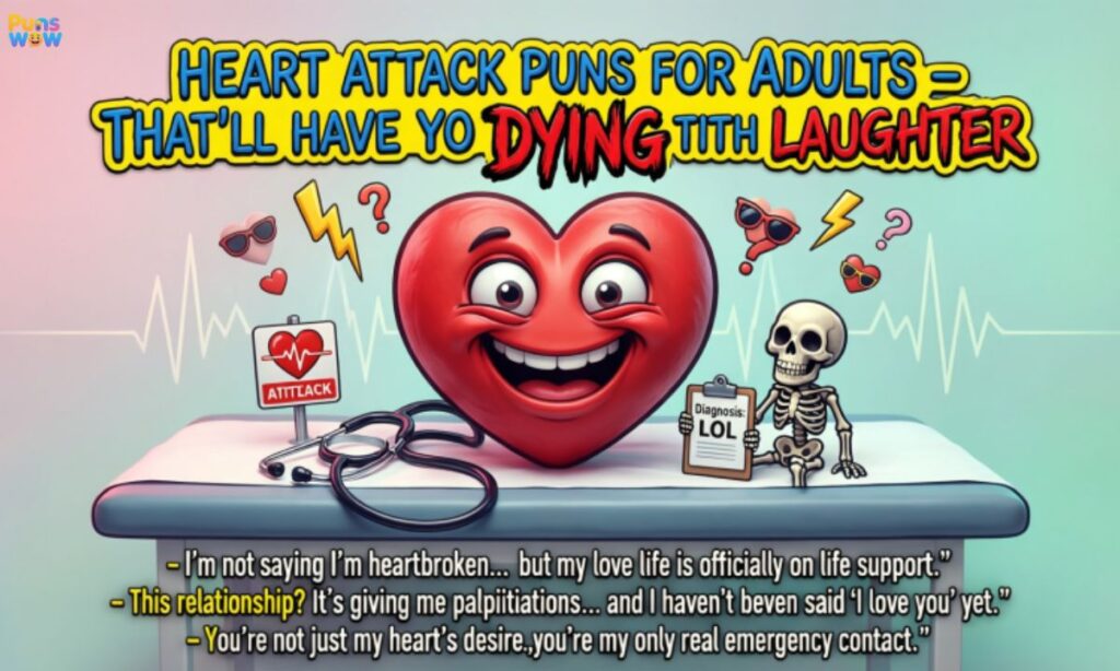 Heart Attack Puns For Adults – That'll Have You Dying With Laughter