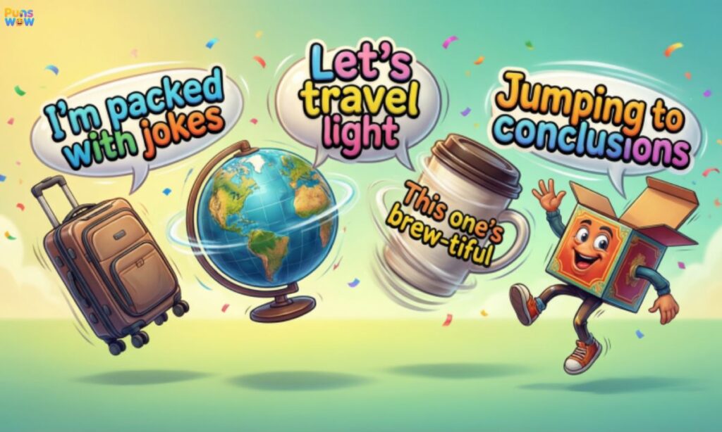 Moving Puns for Captions