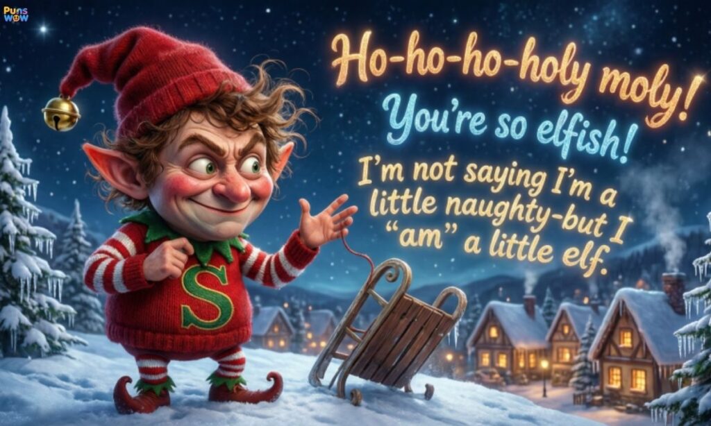 Naughty Elf Puns