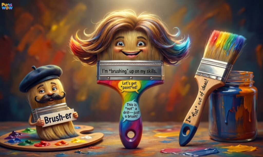 Painting Brush Puns