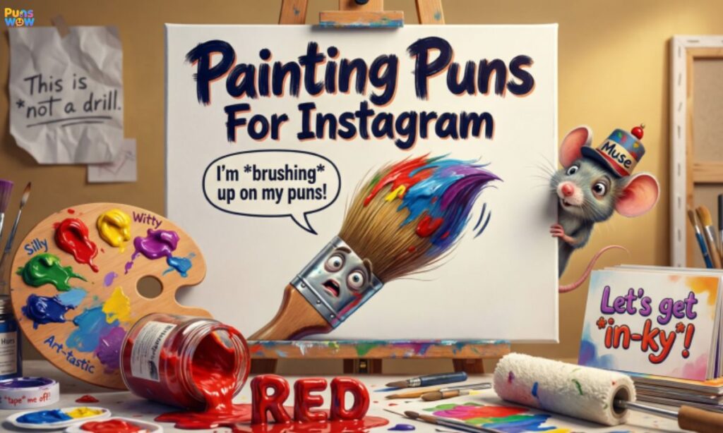 Painting Puns For Instagram