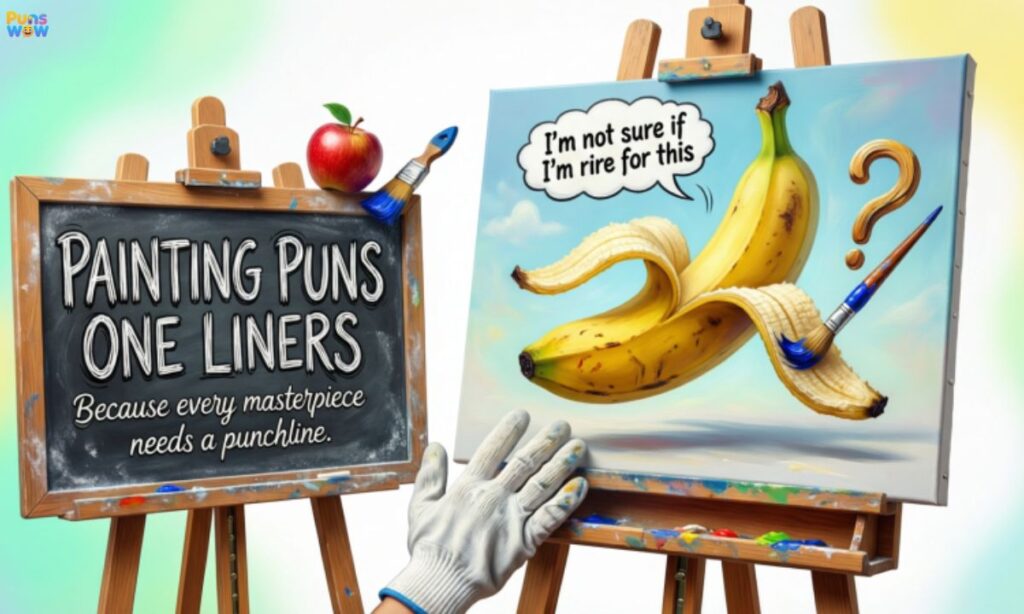 Painting Puns One Liners