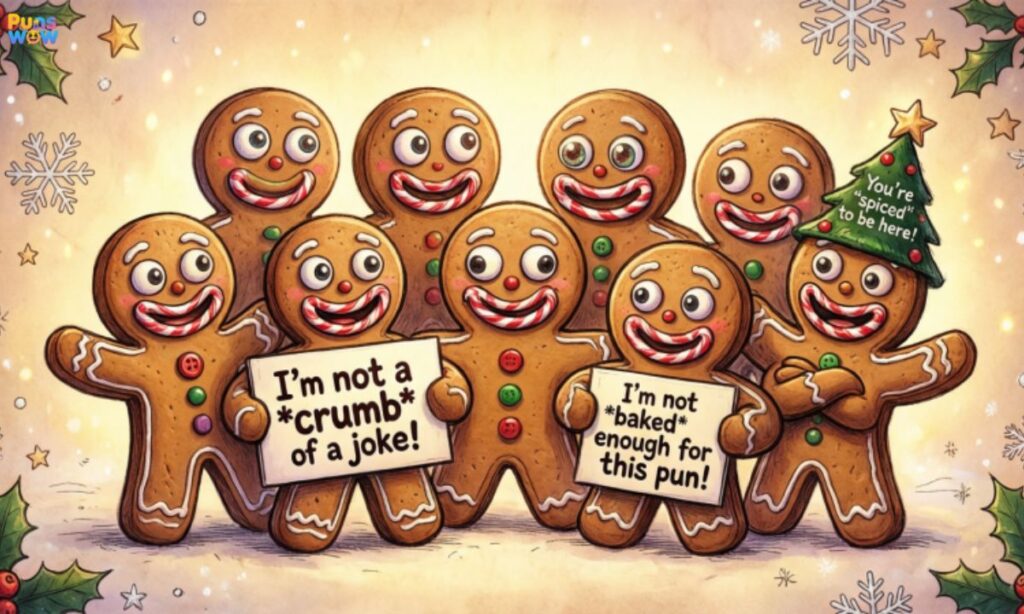 Short Funny Gingerbread Puns