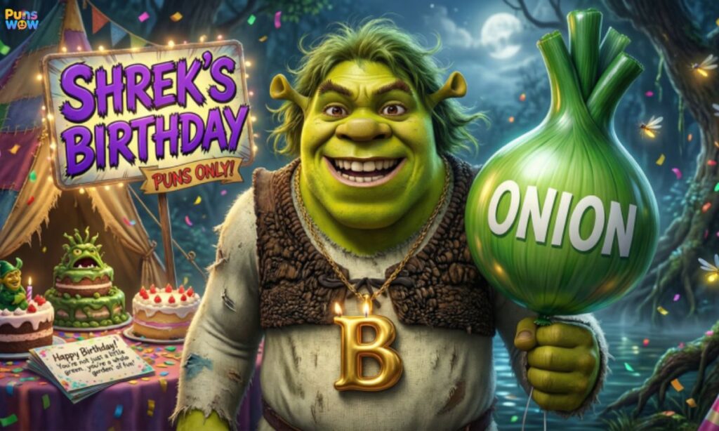 Shrek Puns for Birthday