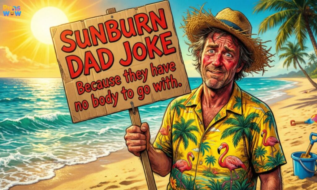 Sunburn Dad Jokes For Adults
