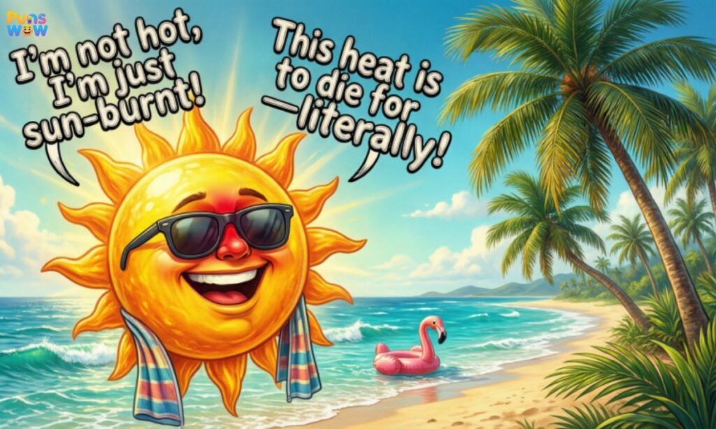 Sunburn Puns For One Liners