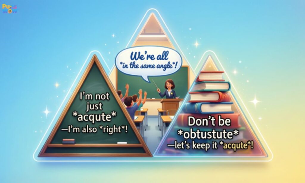 Triangle Puns for Teachers and Students