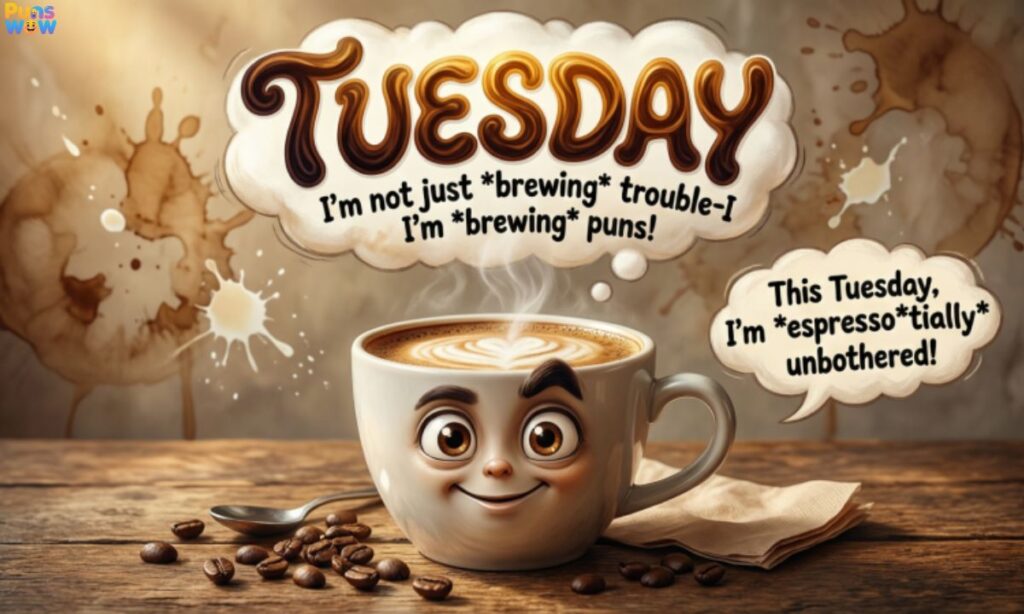 Tuesday Coffee Puns