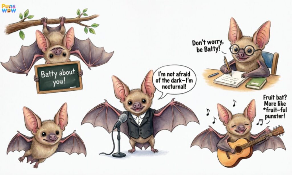 Bat Puns Captions