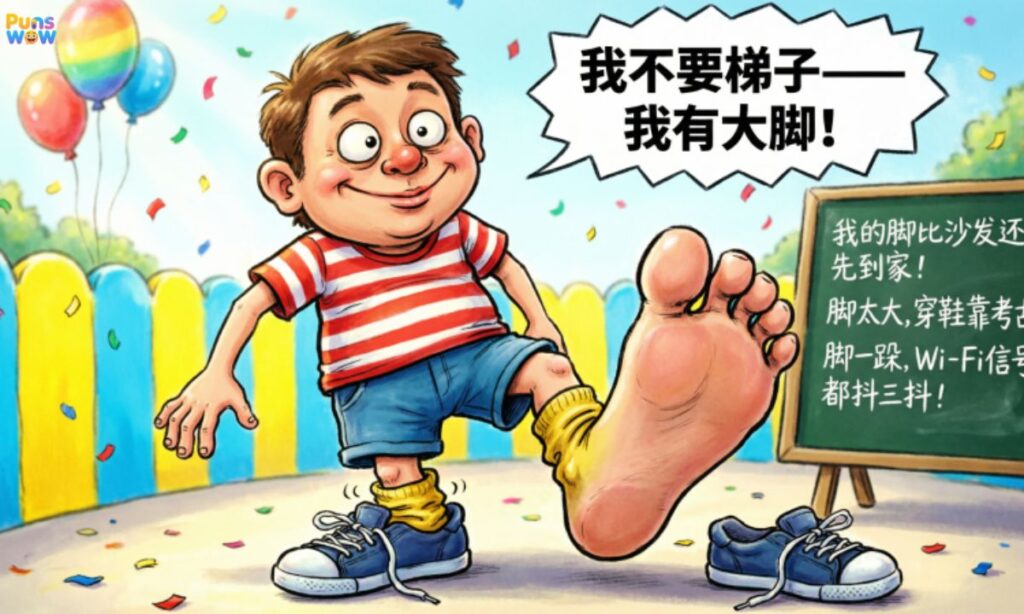 Big Feet Jokes One Liners