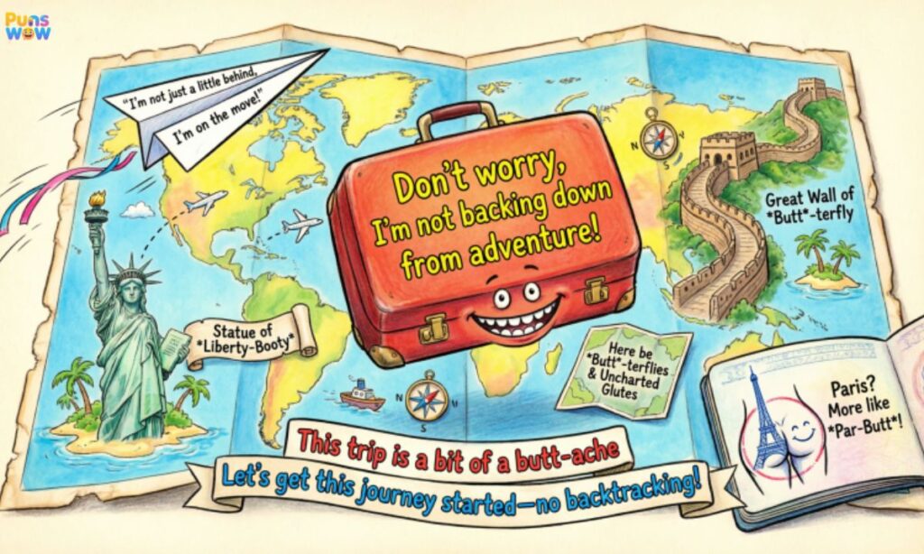 Butt Puns for Tourists and Travelers