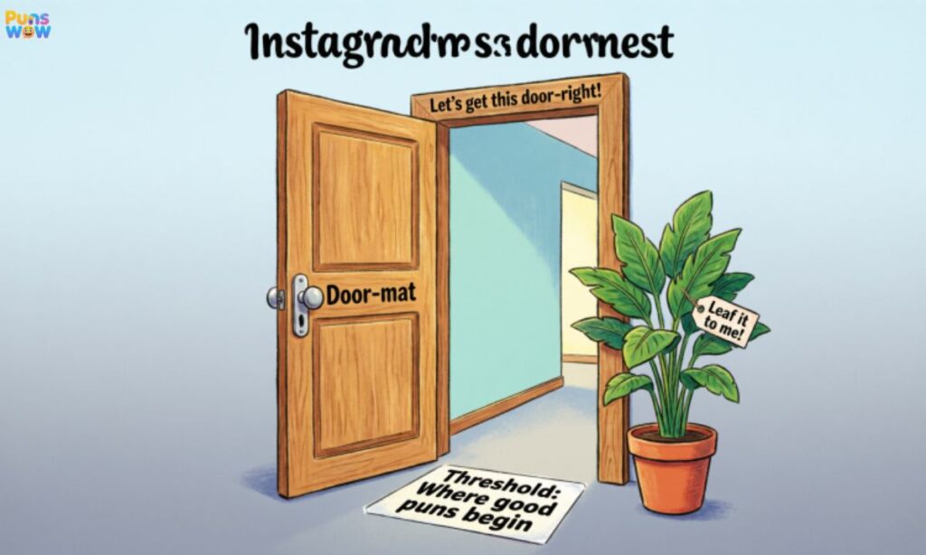 Clever Door Puns for Instagram