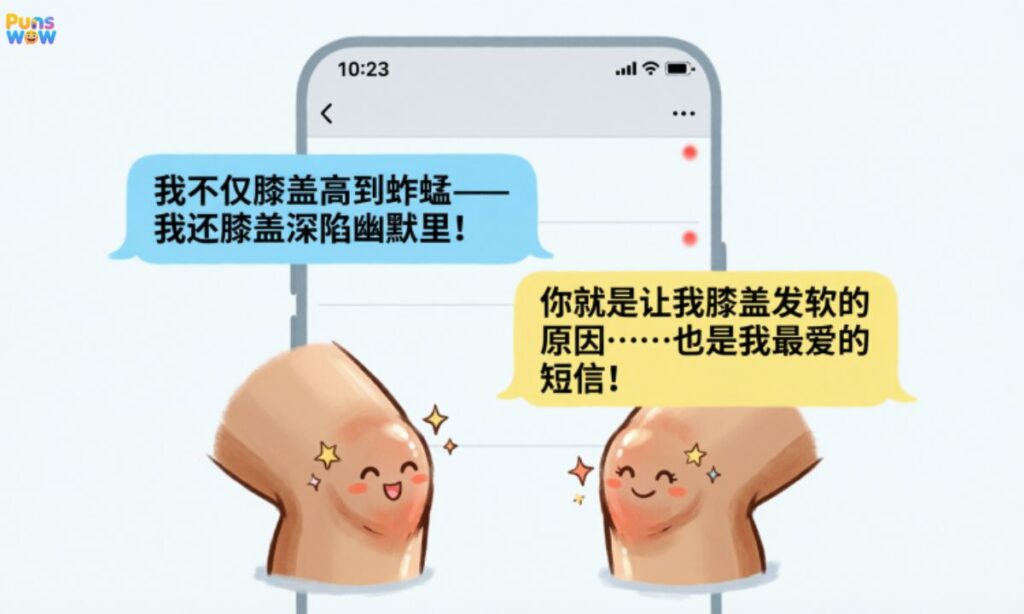 Clever Knee Puns for Text Messages