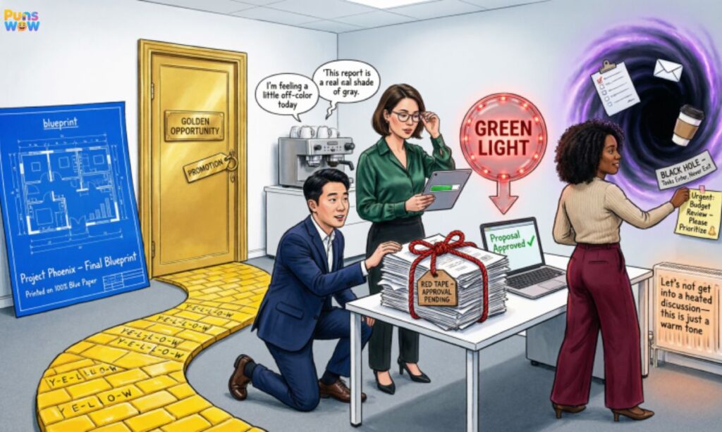 Color Puns for Office and Work Life