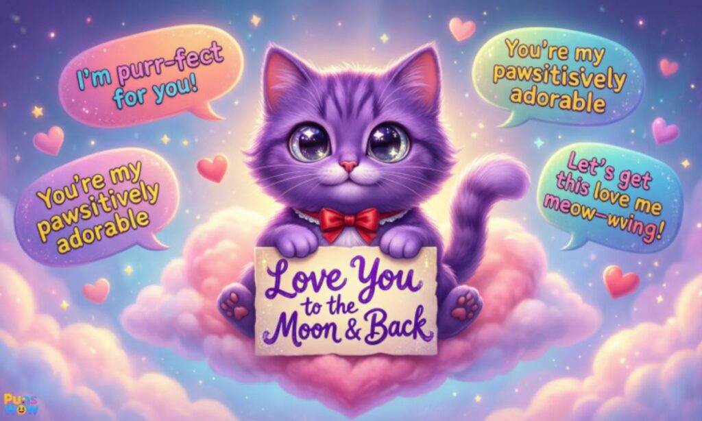 Cute Purple Puns for Love