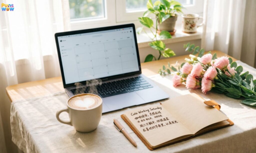 Cute Working Saturday Instagram Captions