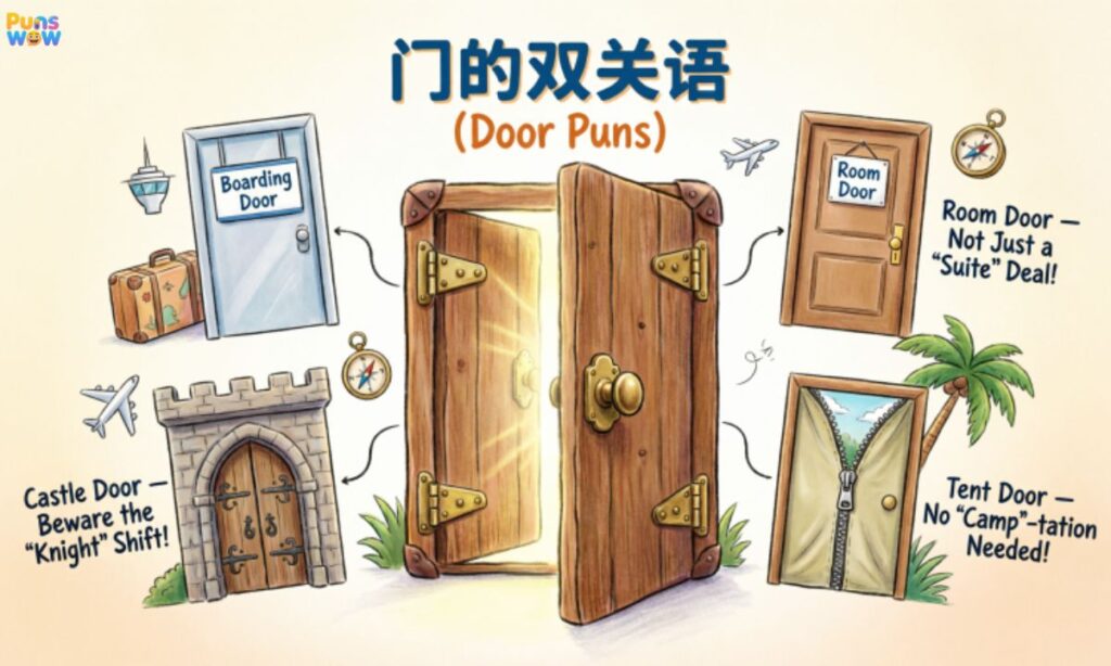 Door Puns for Tourists and Travelers