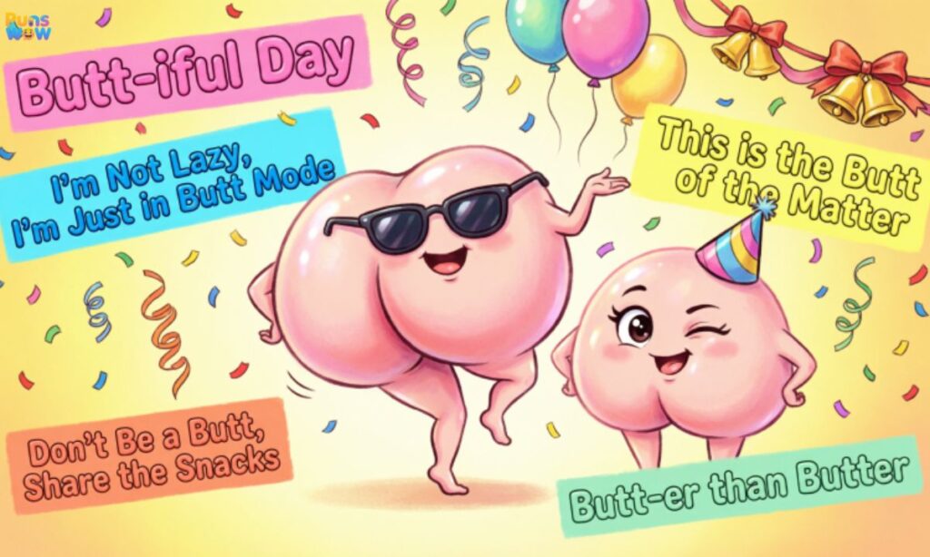 Funny Butt Puns Captions