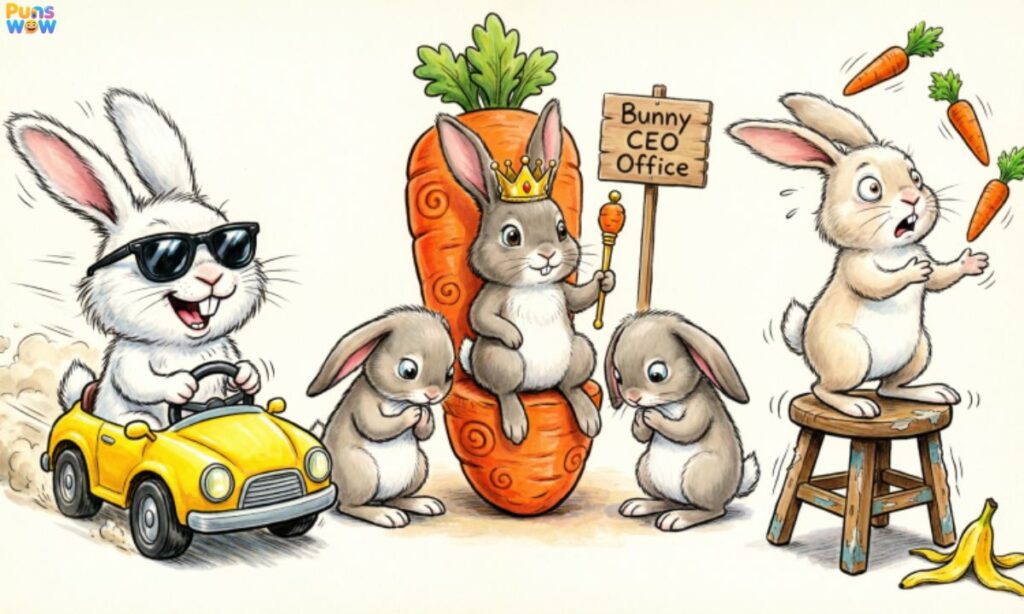 Funny Scenarios With Bunnies