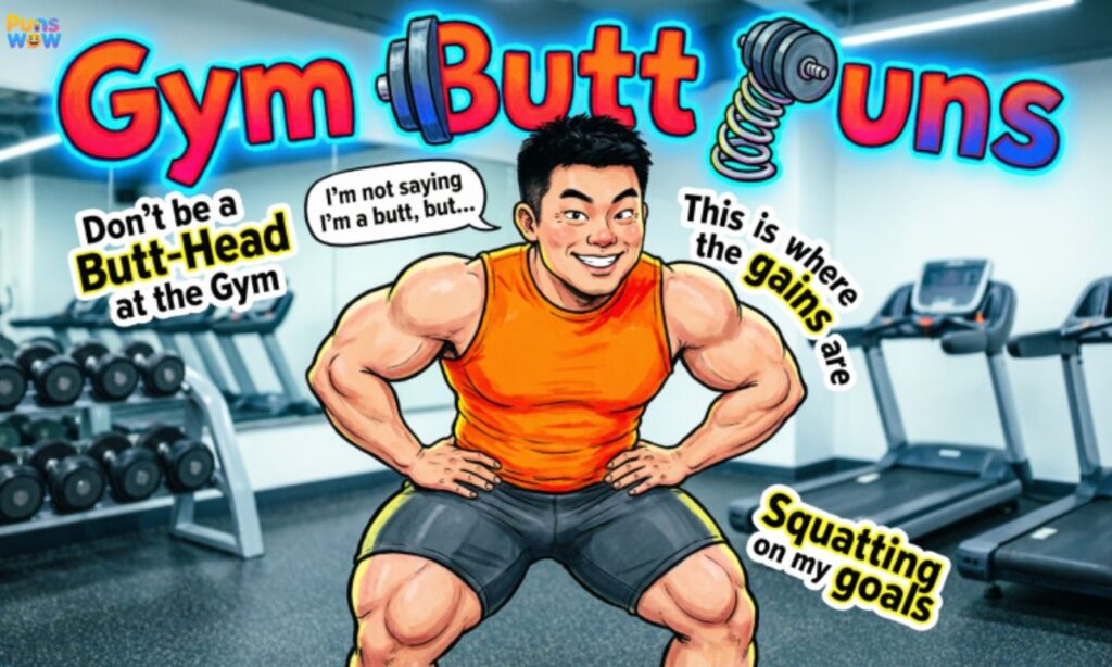 Gym Butt Puns