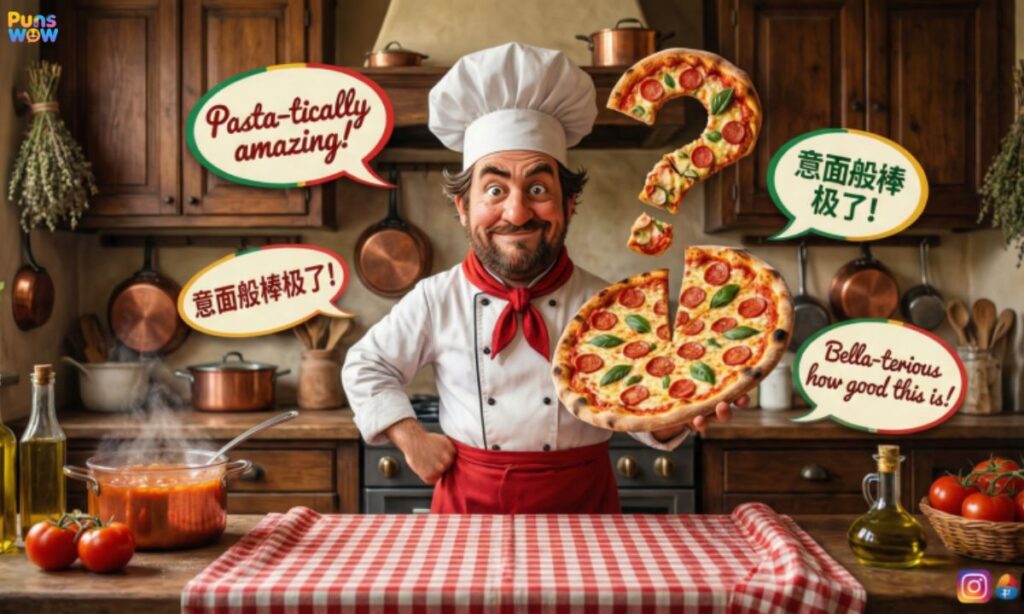 Italian Puns for Social Media Captions