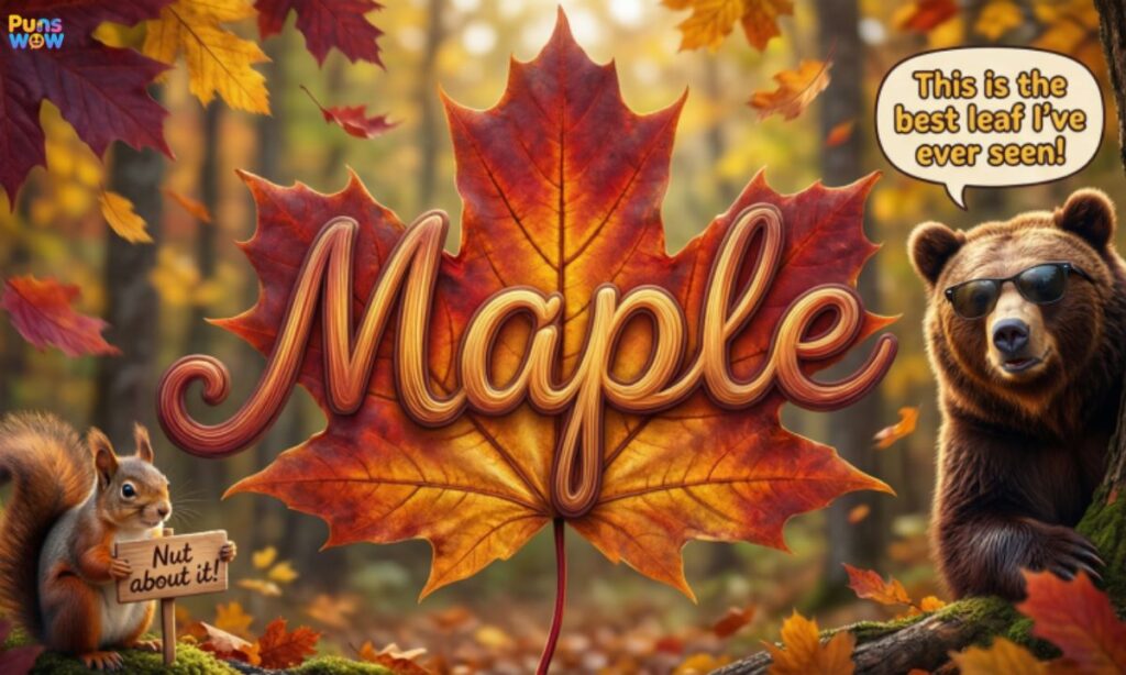 Maple Leaf Puns