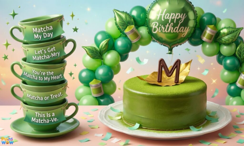 Matcha Puns Birthday
