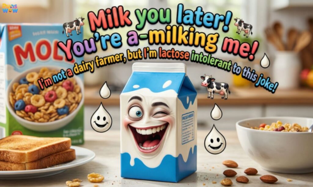 Milk Puns Captions
