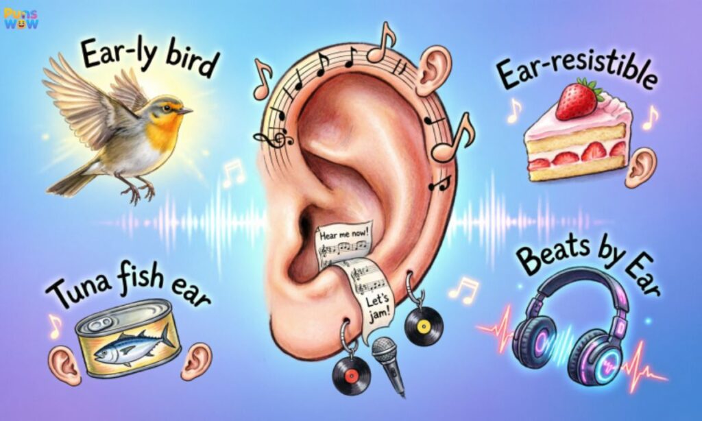 Music and Lyrics-Inspired Ear Puns