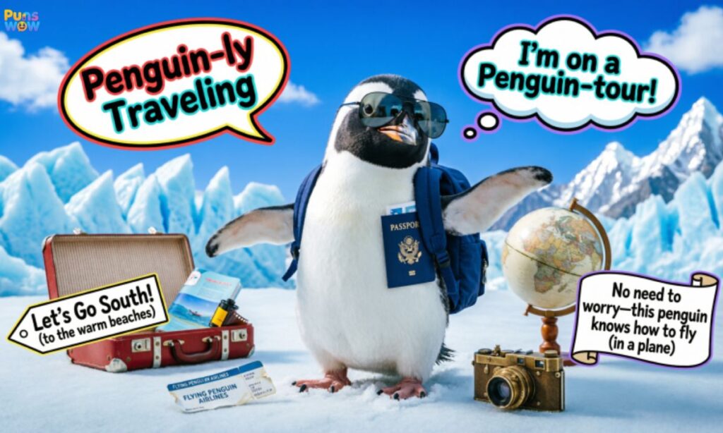 Penguin Travel Puns