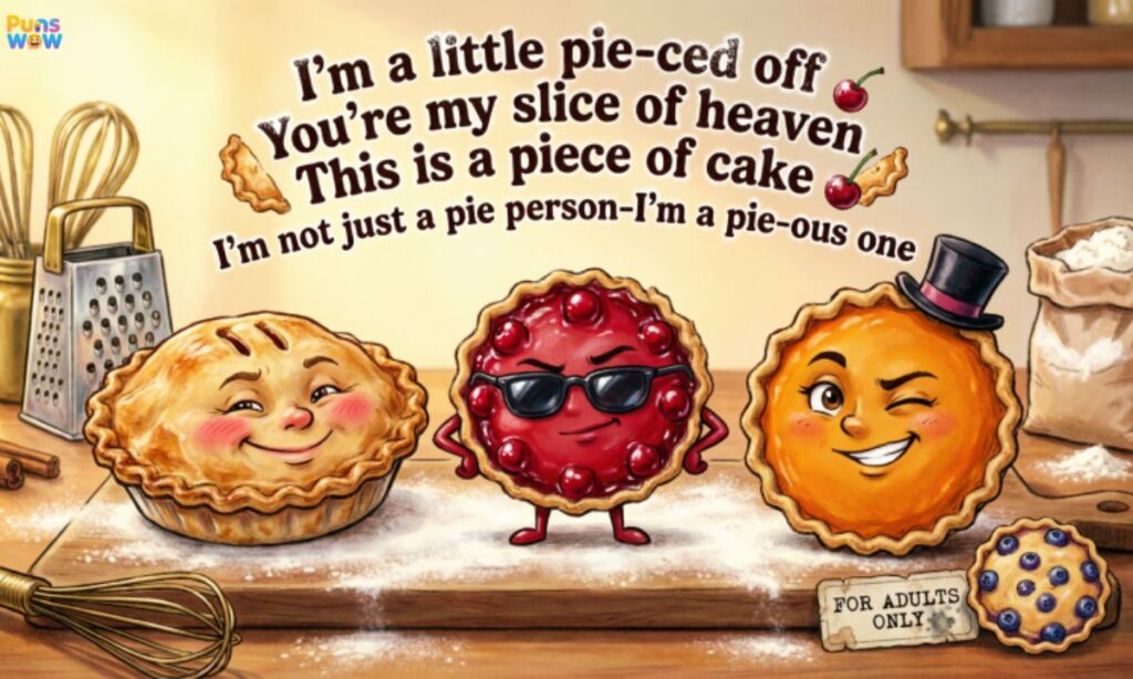 Pie Puns One-Liners for Adults