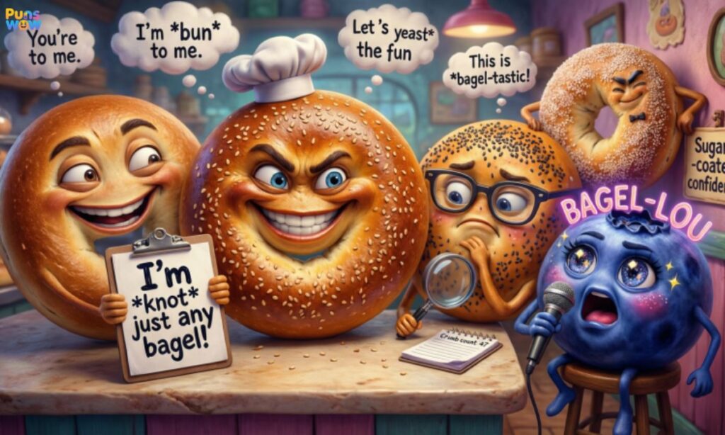 Punny Bagel Names and Characters