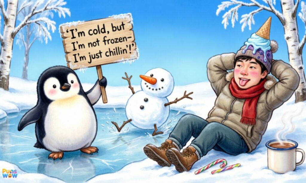 Quick ice-themed jokes