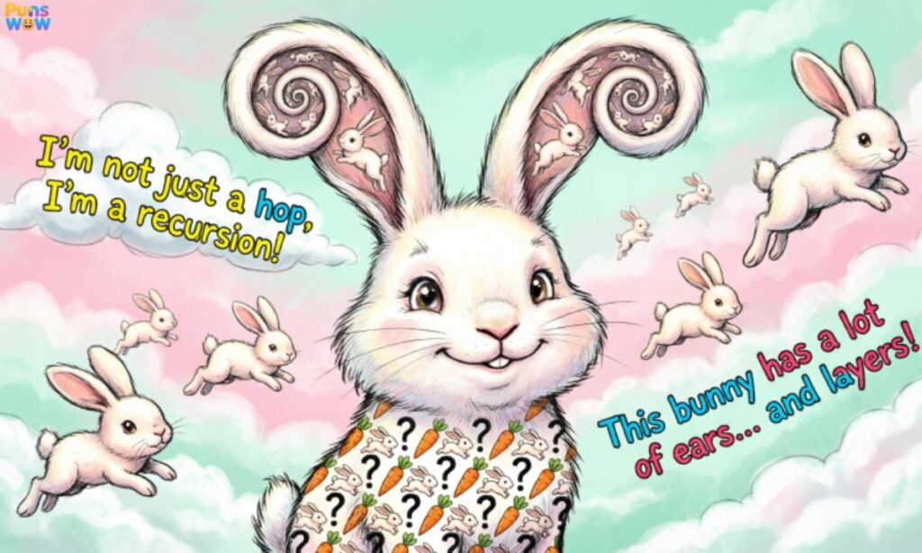 Recursive & Patterned Bunny Puns