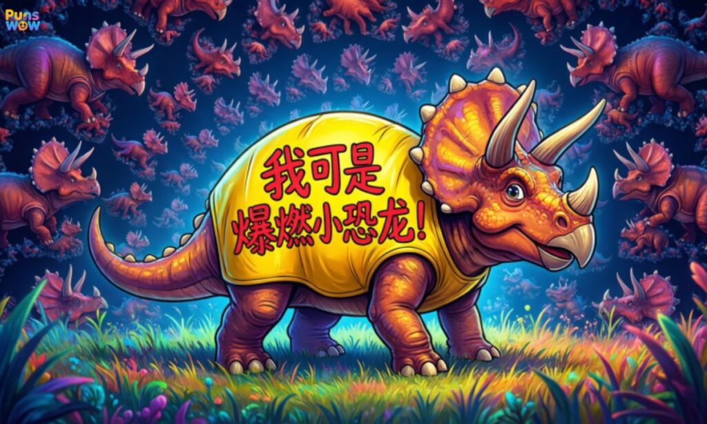 Recursive & Patterned Dino Puns