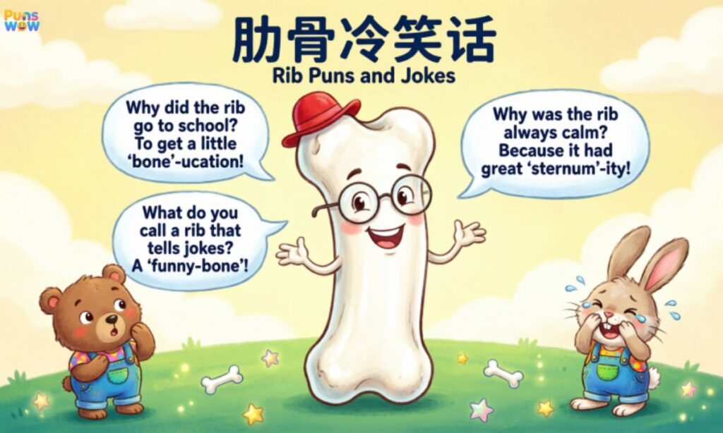 Rib Puns and Jokes for Kids